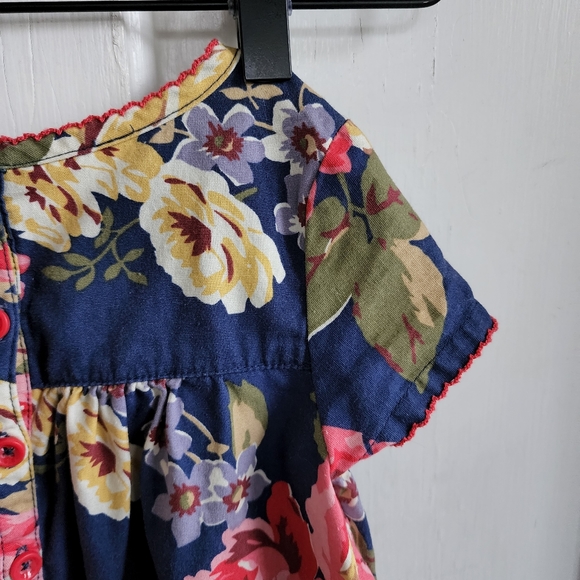 Mini Boden Floral Print Dress, Sz 4-5Y - Picture 10 of 13